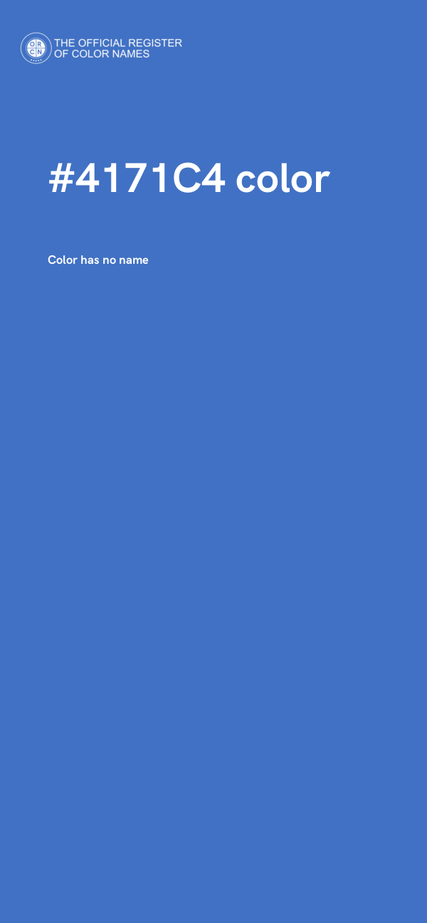 #4171C4 color image