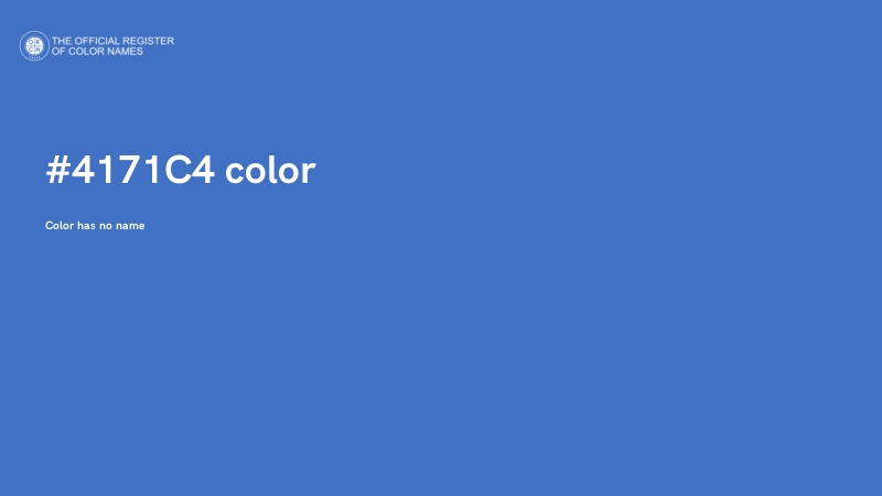 #4171C4 color image