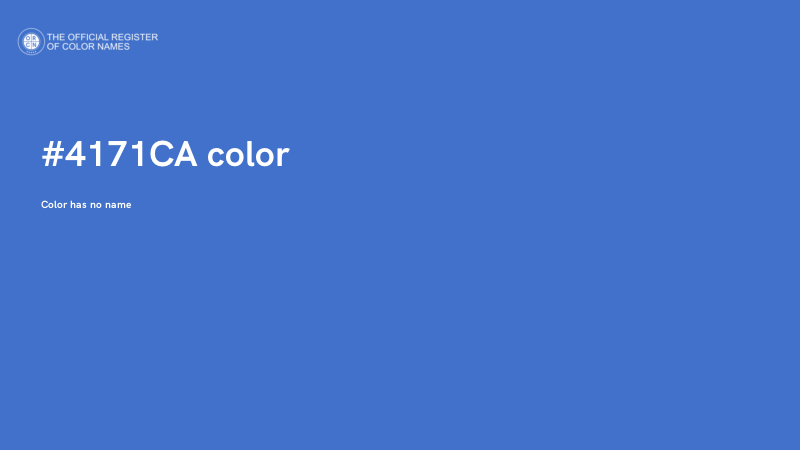 #4171CA color image
