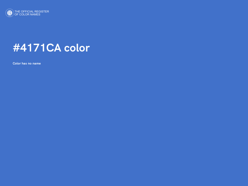 #4171CA color image