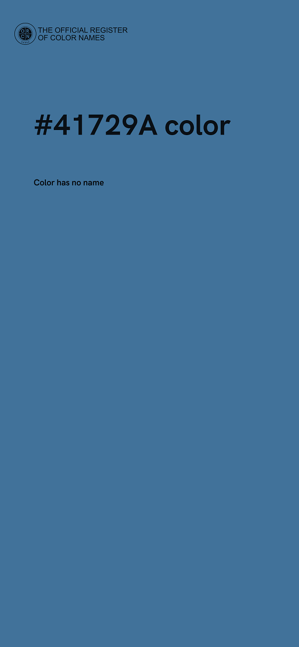 #41729A color image
