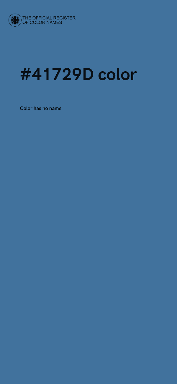 #41729D color image