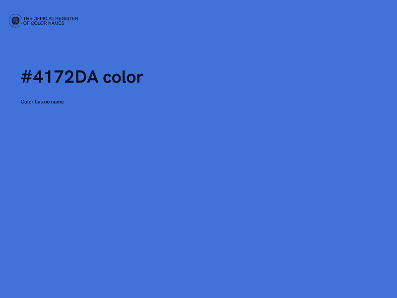 #4172DA color image
