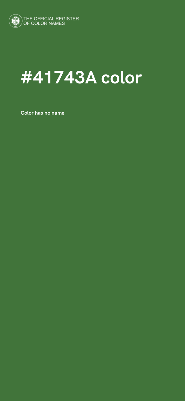 #41743A color image