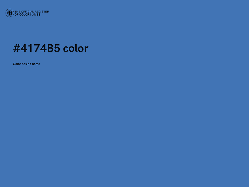#4174B5 color image