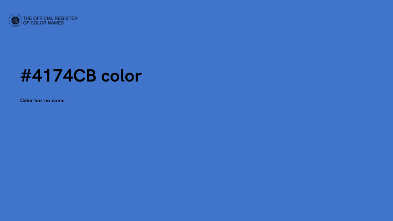 #4174CB color image