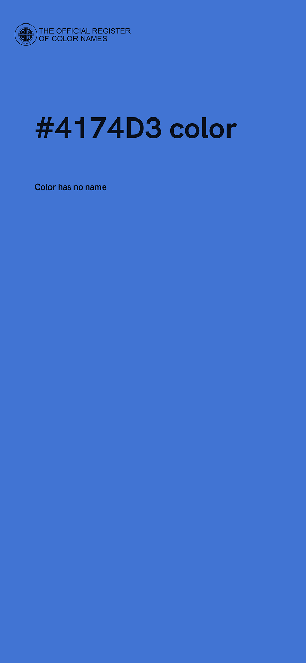 #4174D3 color image
