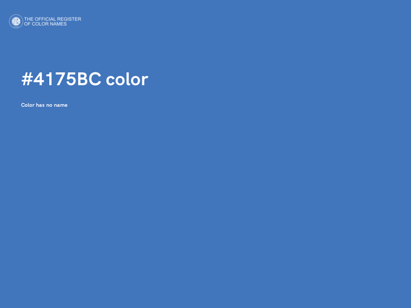 #4175BC color image