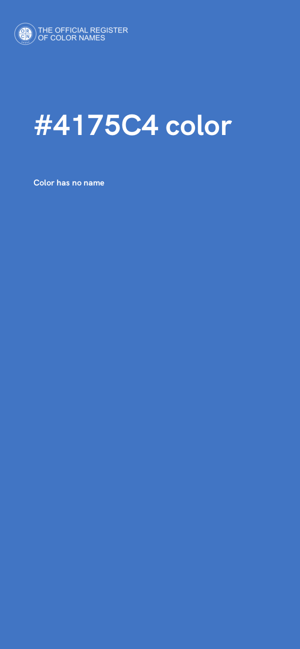 #4175C4 color image