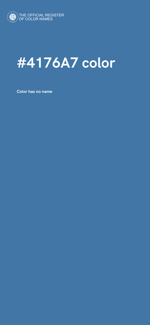 #4176A7 color image