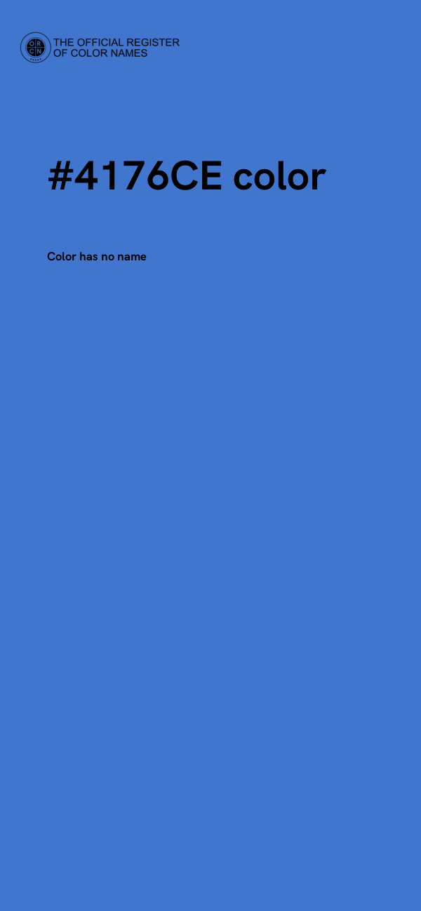 #4176CE color image