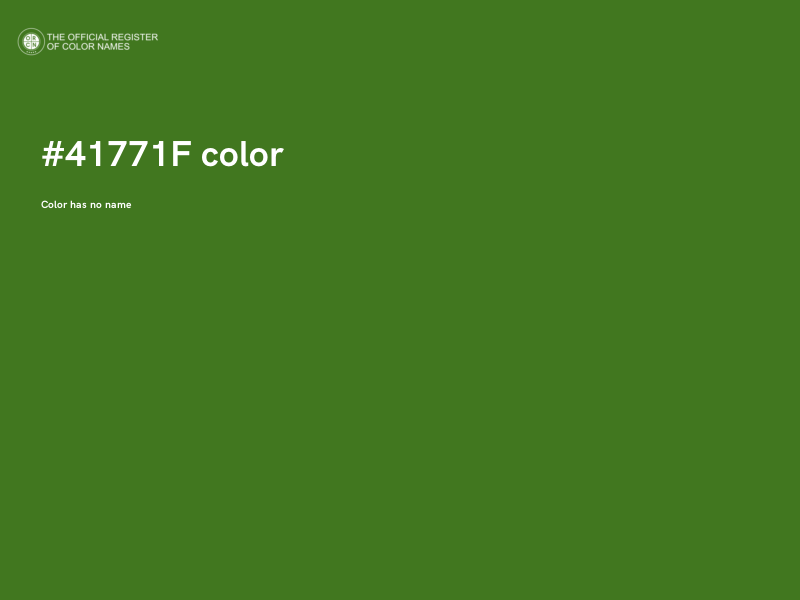 #41771F color image