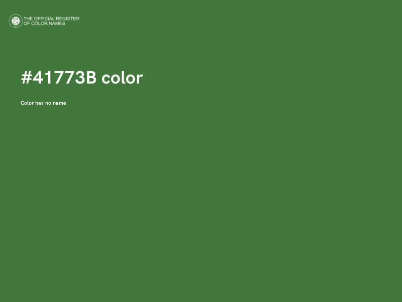 #41773B color image