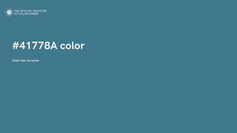 #41778A color image