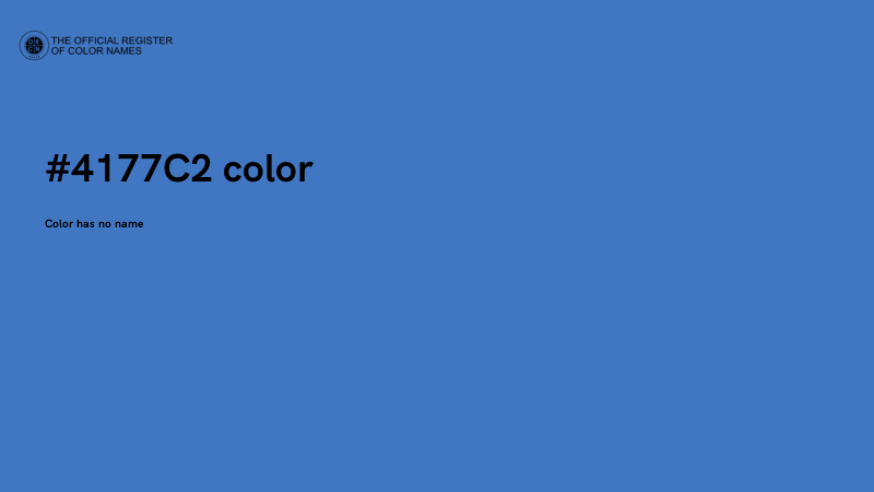 #4177C2 color image