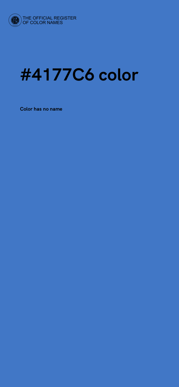 #4177C6 color image