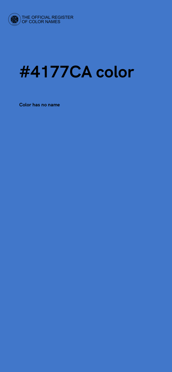 #4177CA color image