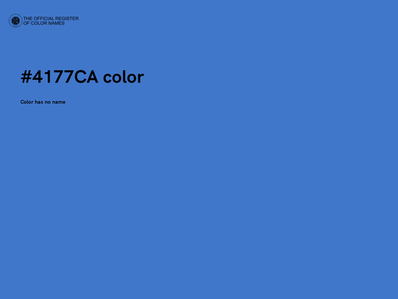 #4177CA color image