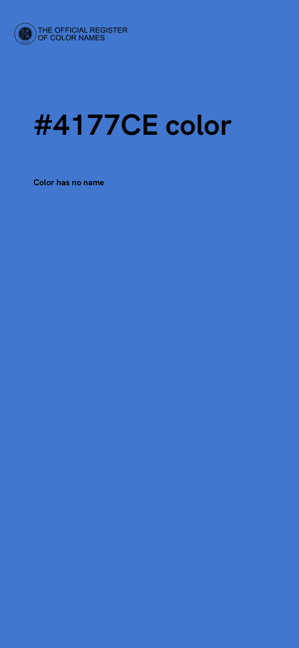 #4177CE color image