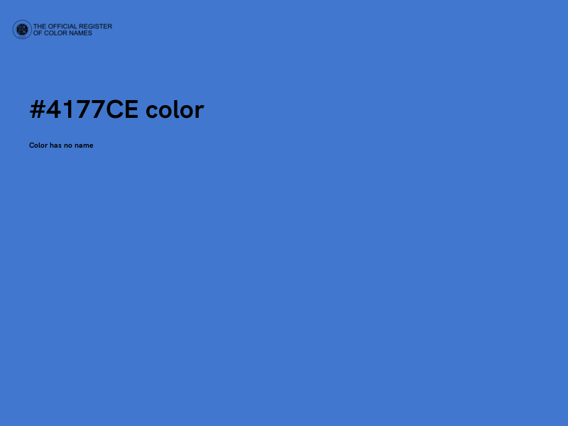 #4177CE color image