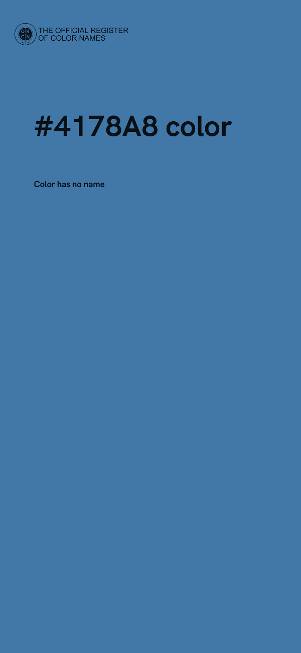 #4178A8 color image