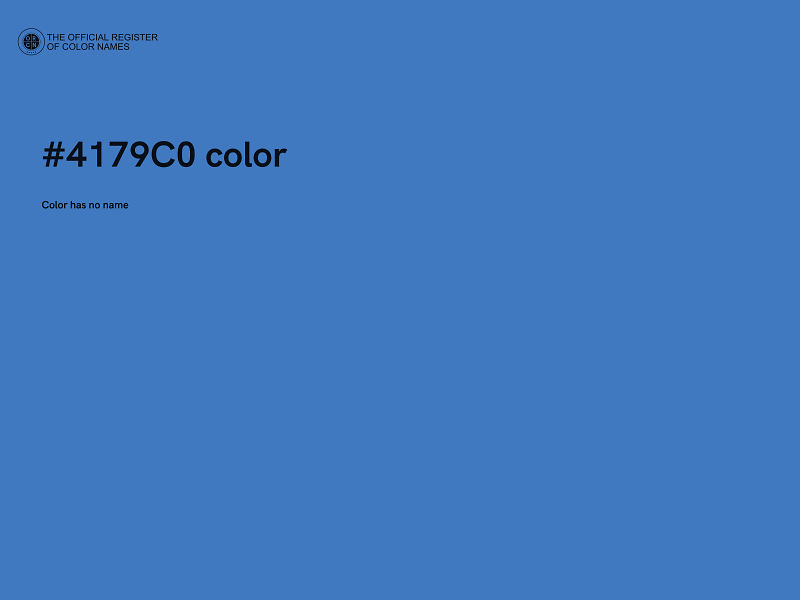#4179C0 color image