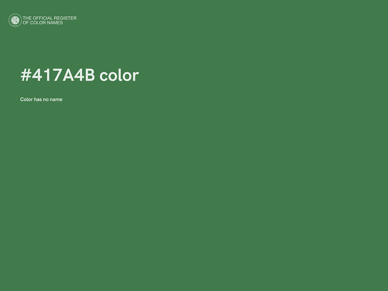 #417A4B color image