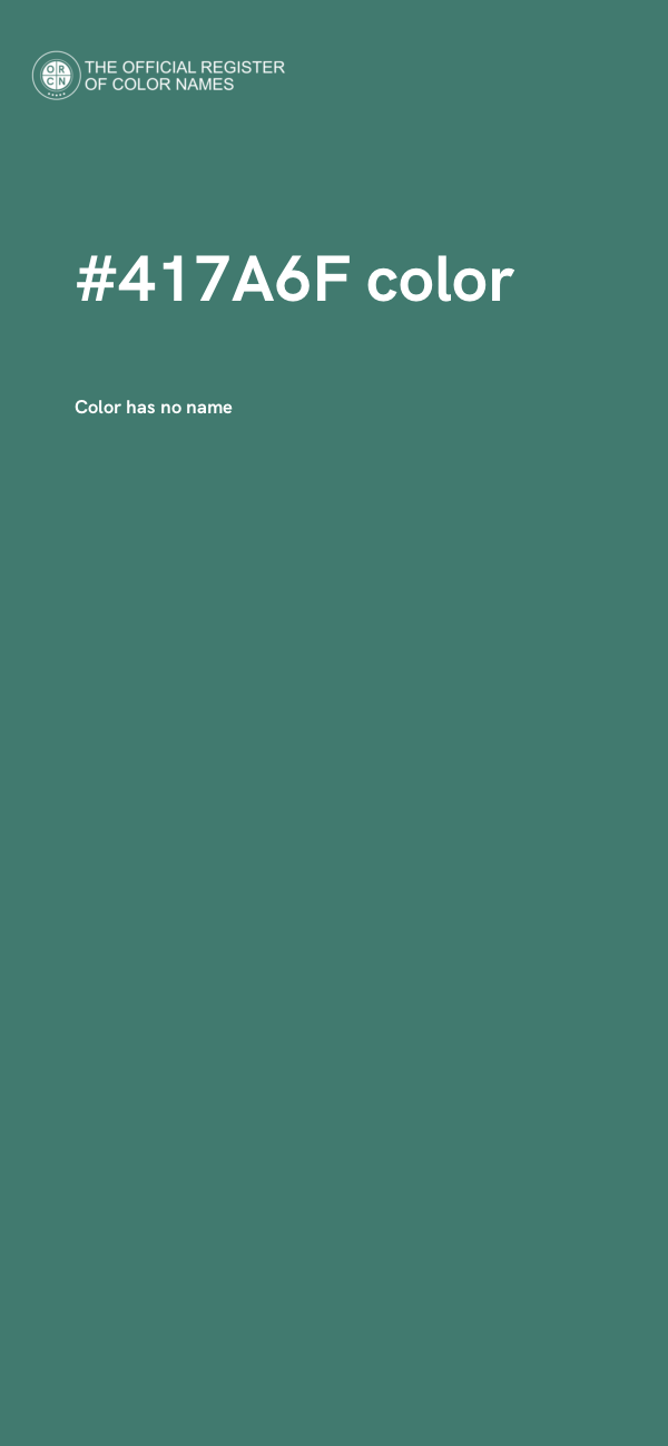 #417A6F color image
