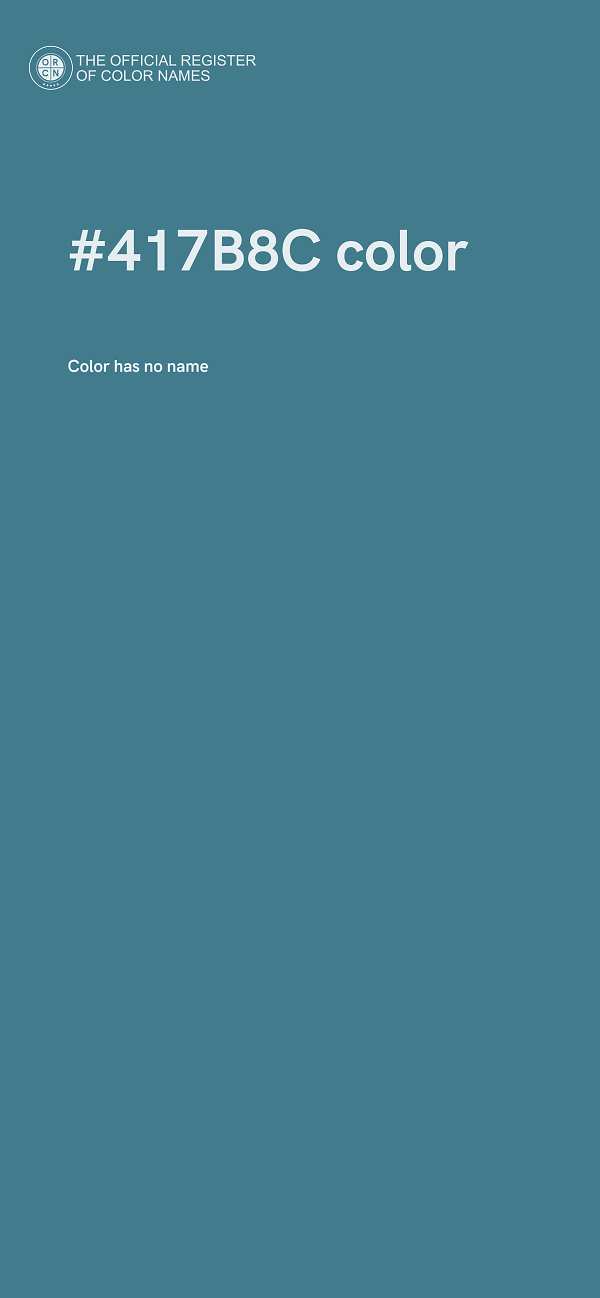 #417B8C color image
