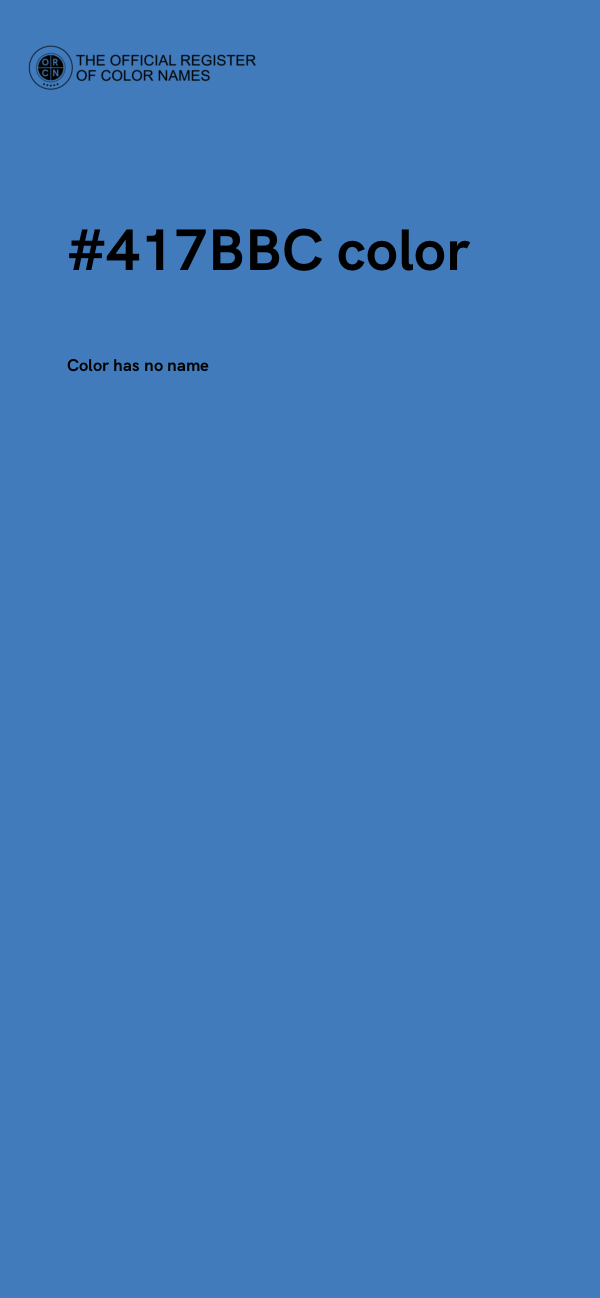 #417BBC color image