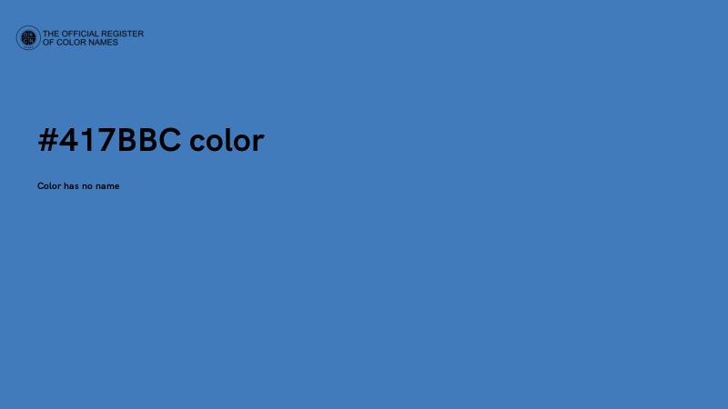 #417BBC color image