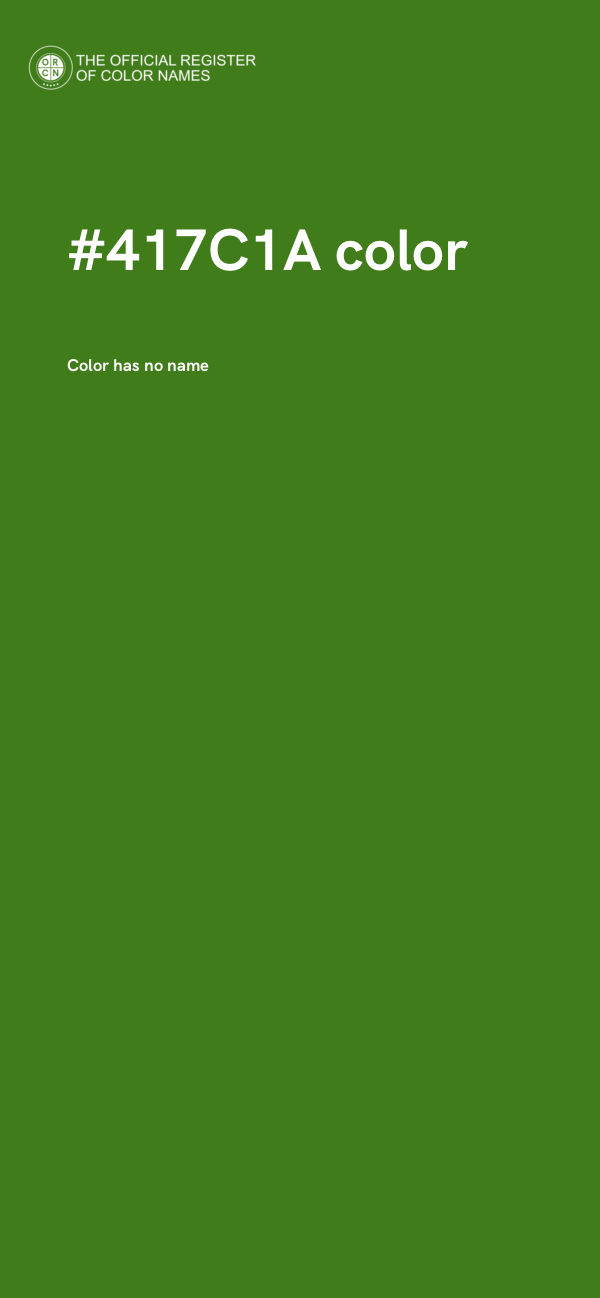 #417C1A color image