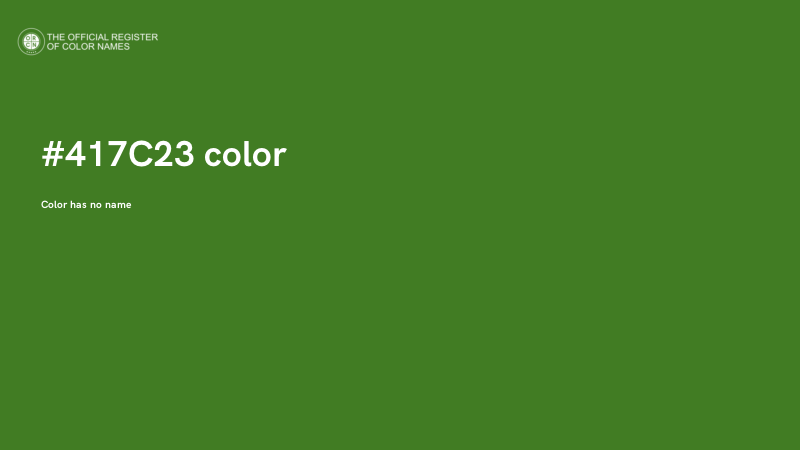 #417C23 color image