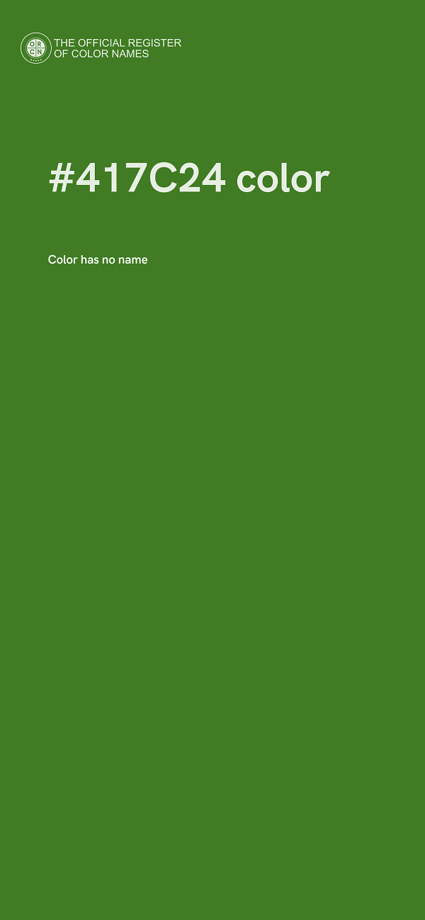 #417C24 color image