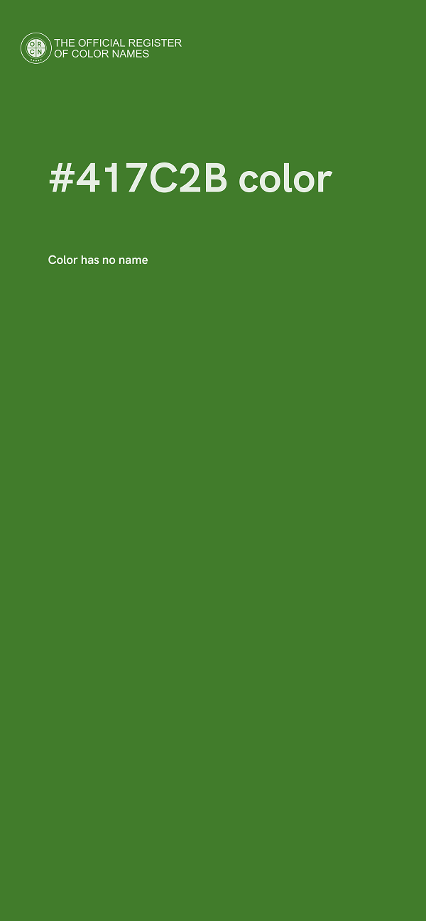 #417C2B color image