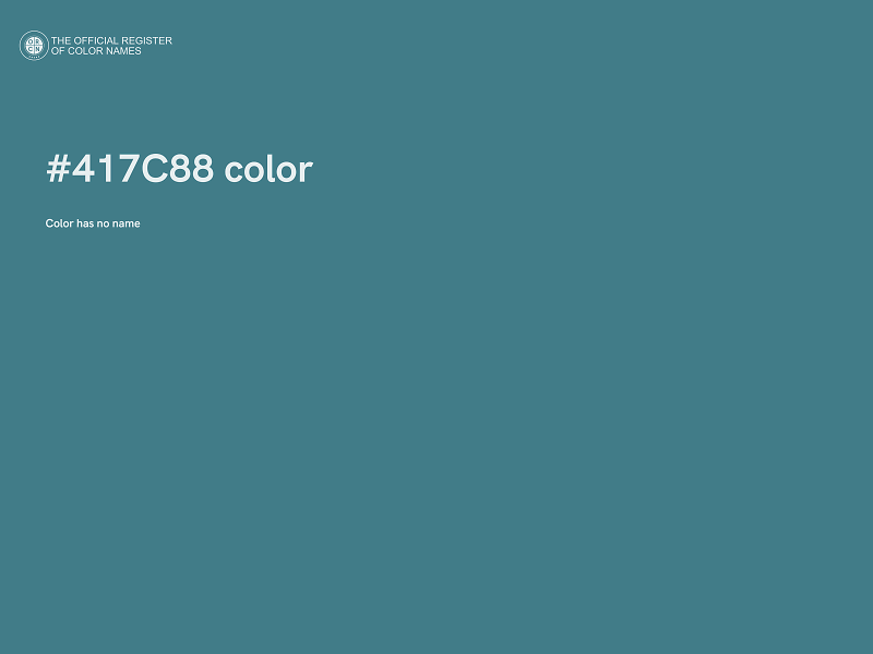 #417C88 color image