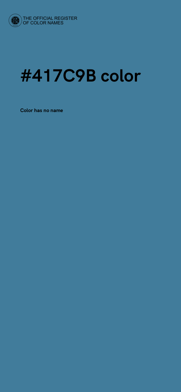 #417C9B color image