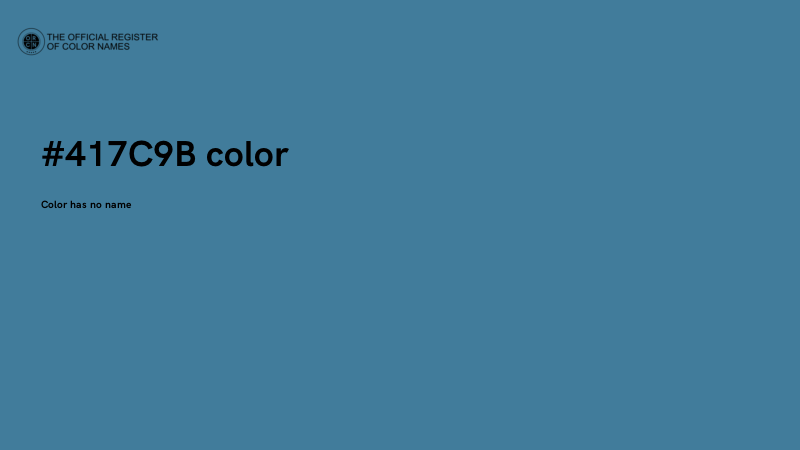 #417C9B color image