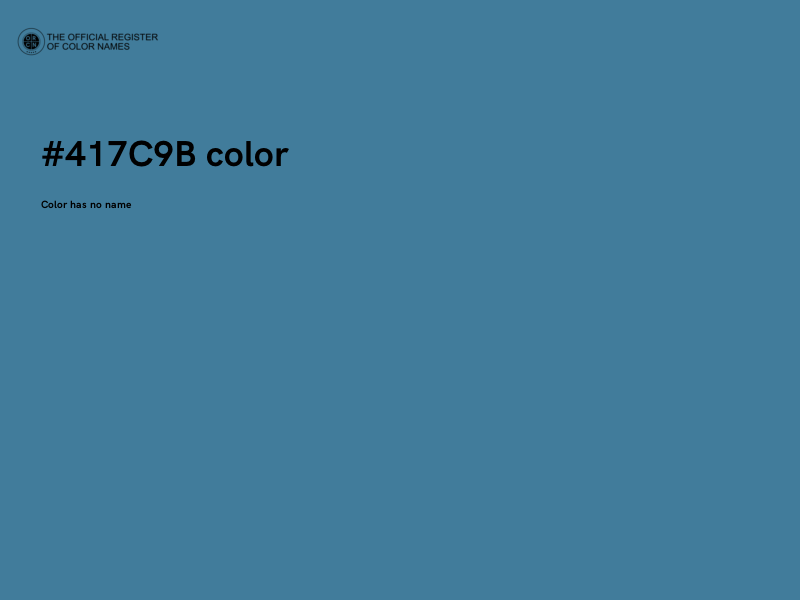 #417C9B color image