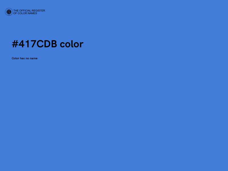 #417CDB color image