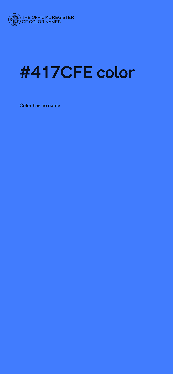 #417CFE color image