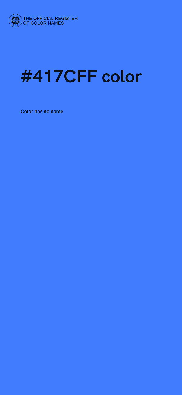 #417CFF color image