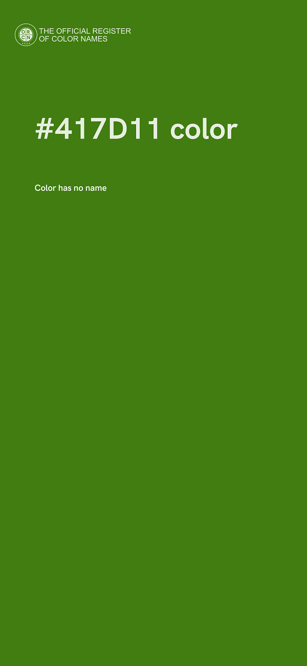 #417D11 color image