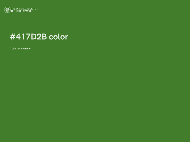 #417D2B color image