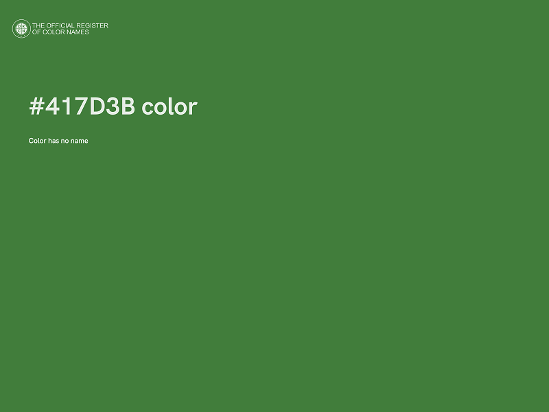 #417D3B color image