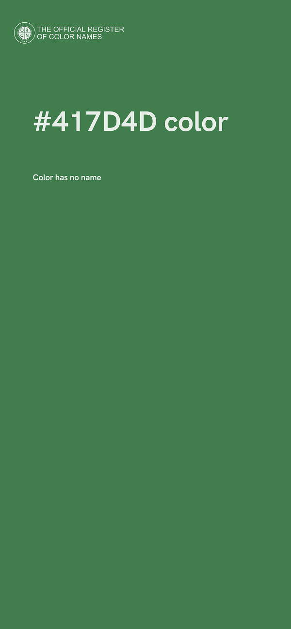 #417D4D color image