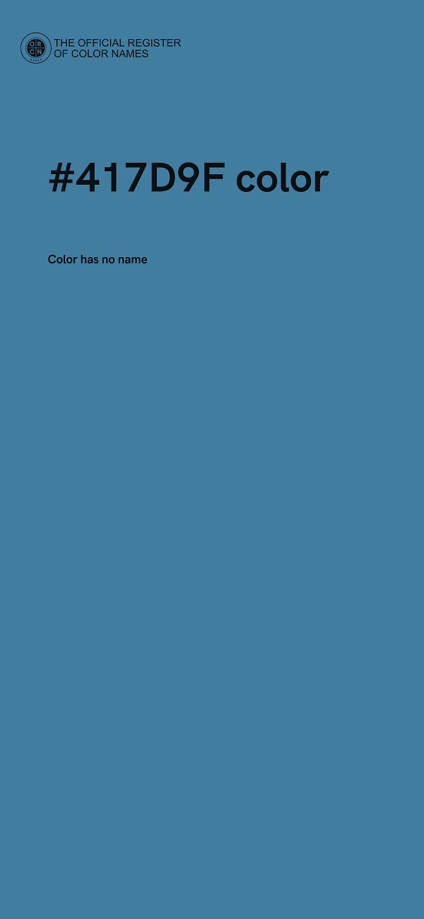 #417D9F color image