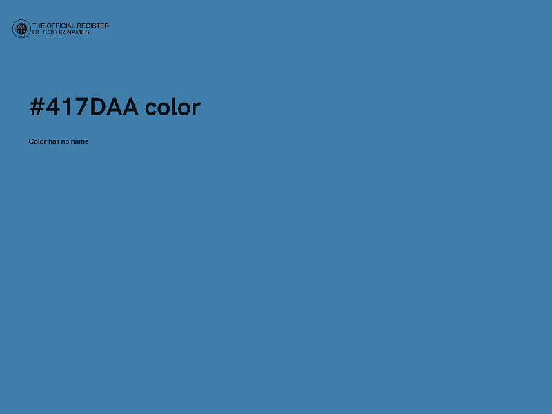 #417DAA color image