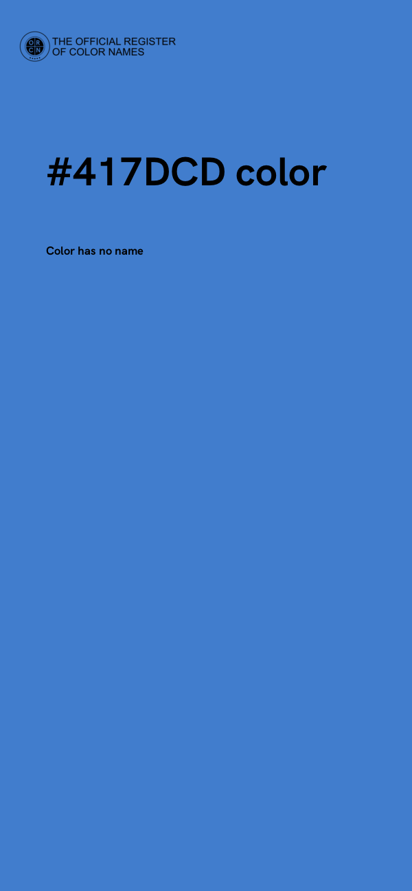 #417DCD color image