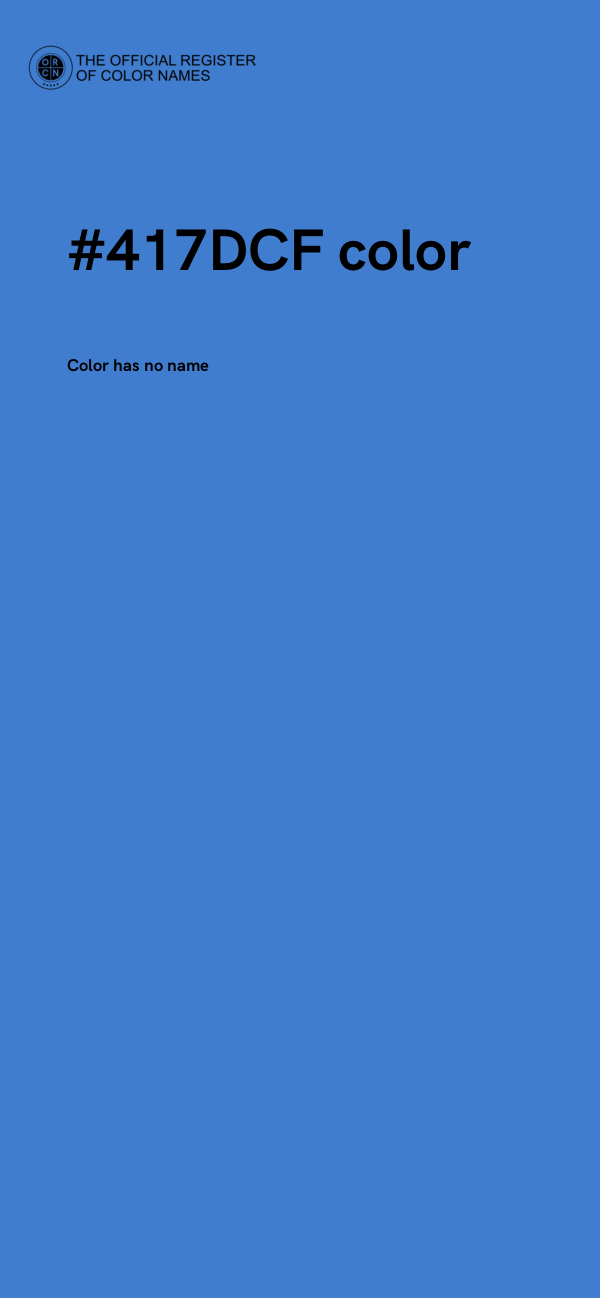 #417DCF color image